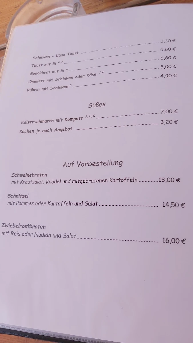 Speisekarte photo 8