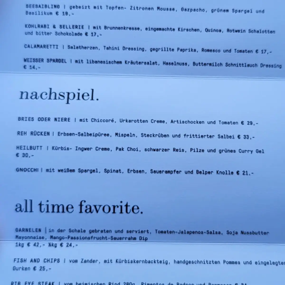 Speisekarte photo 8