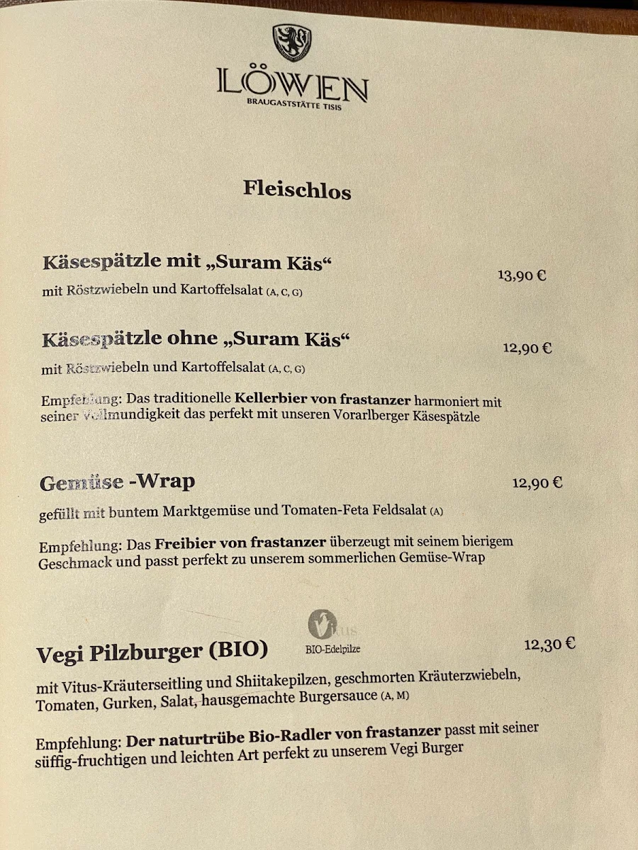 Speisekarte photo 1