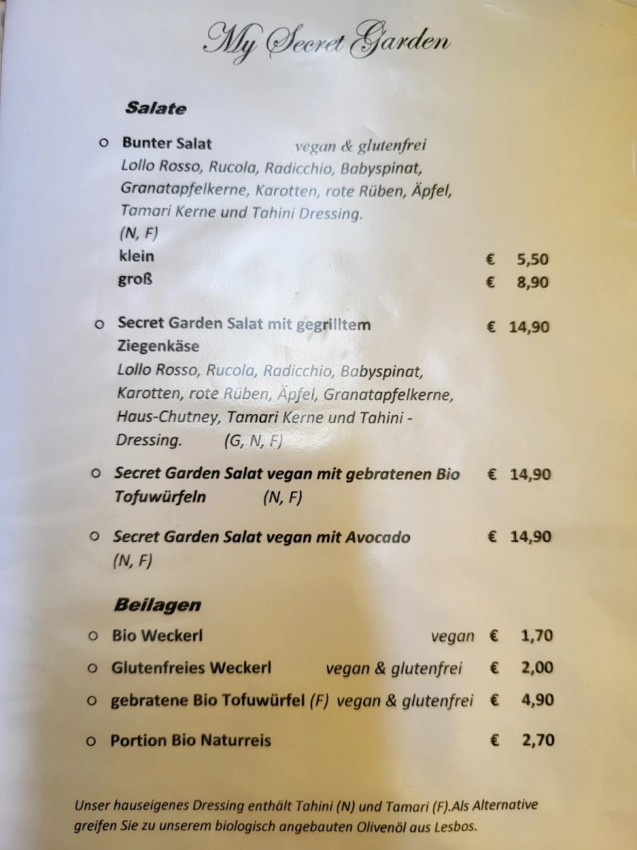 Speisekarte photo 5