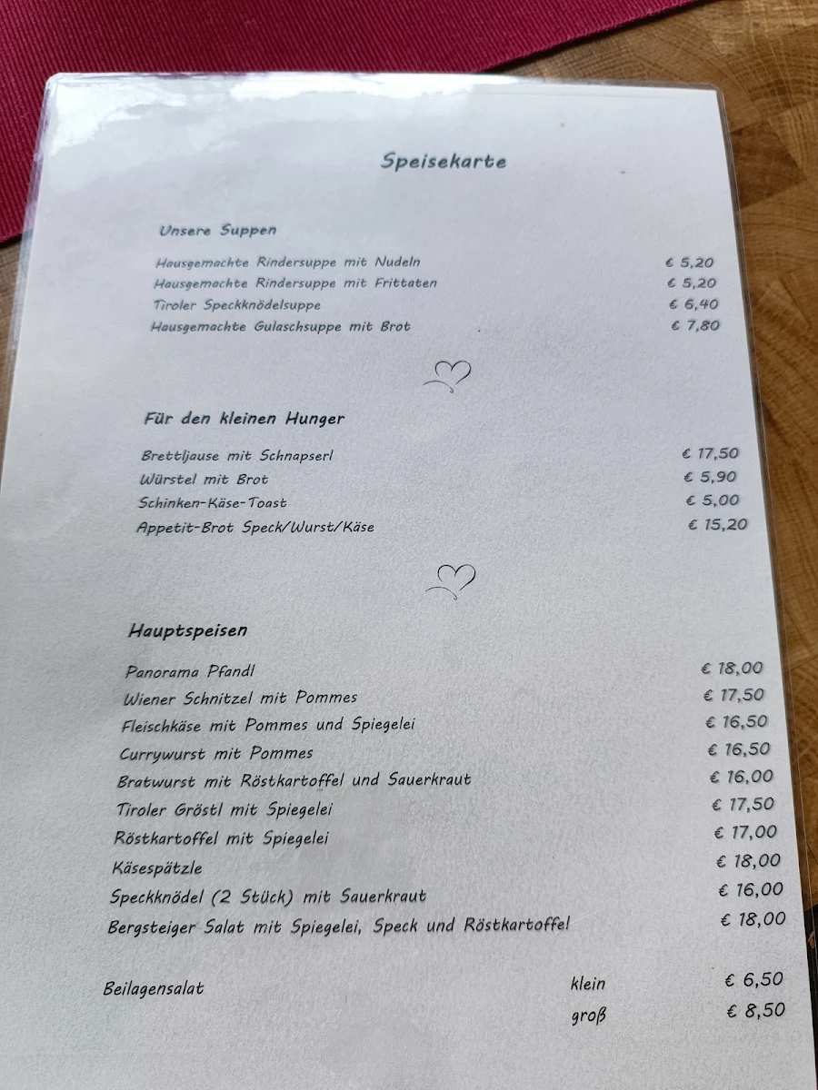 Speisekarte photo 2