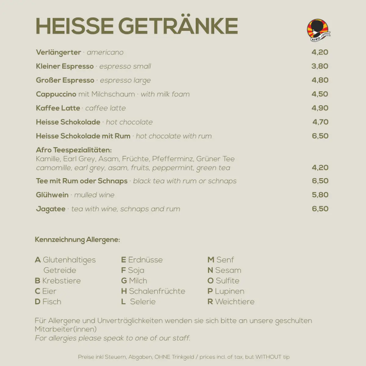 Speisekarte photo 3