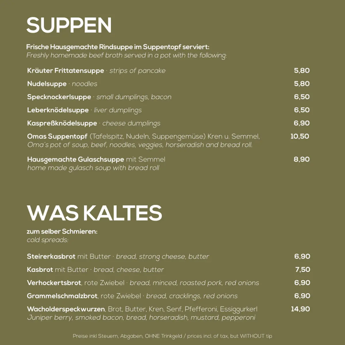 Speisekarte photo 5