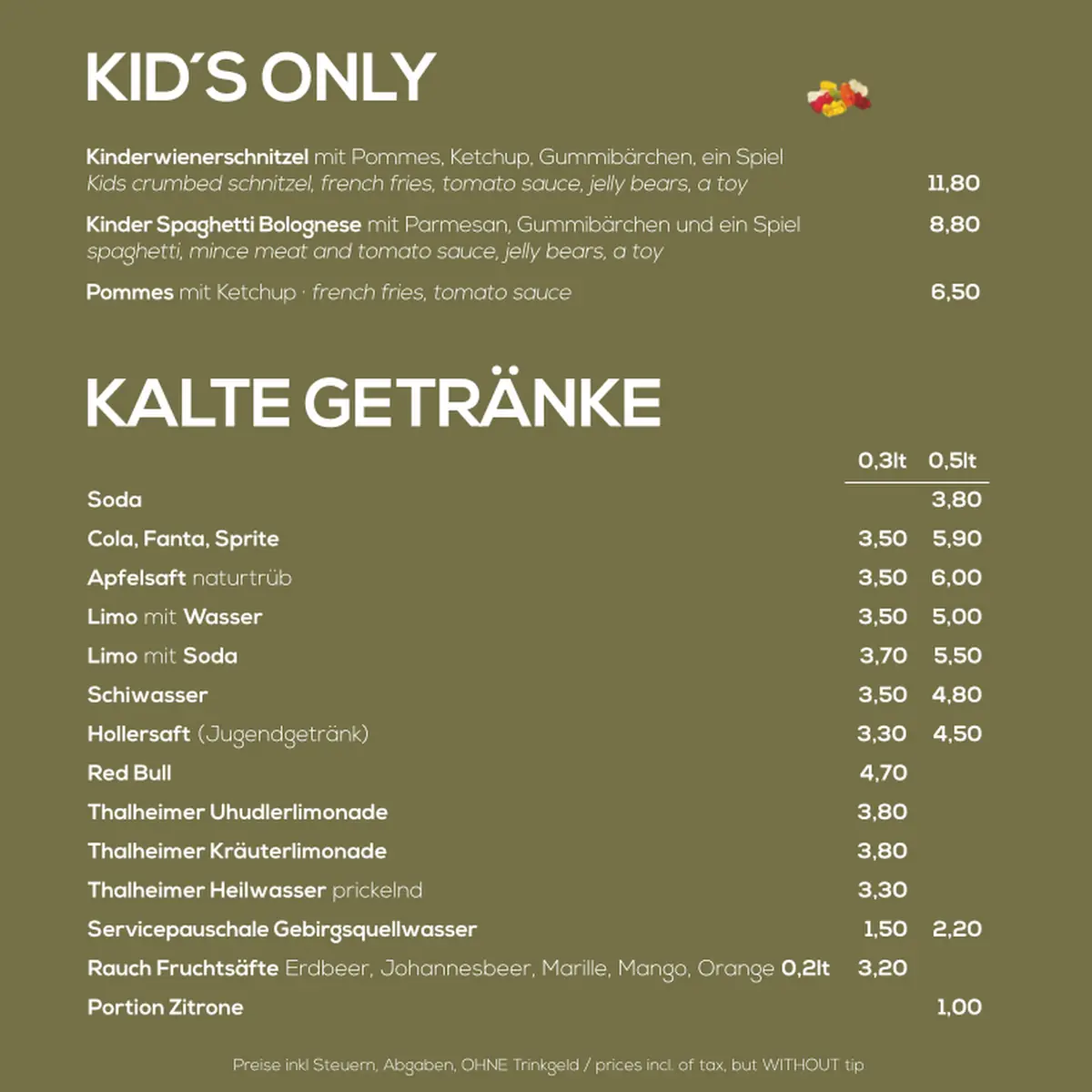 Speisekarte photo 6