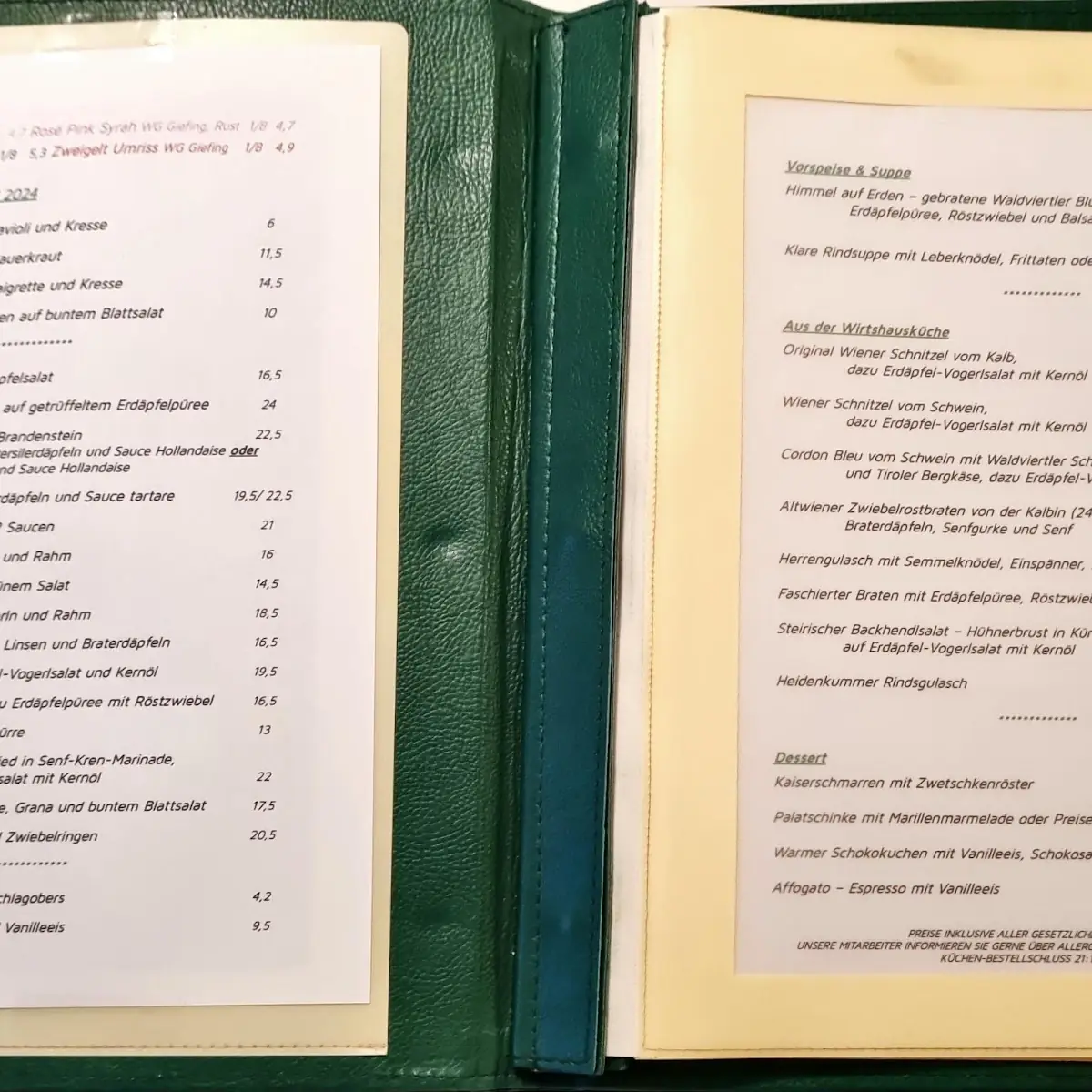 Speisekarte photo 2