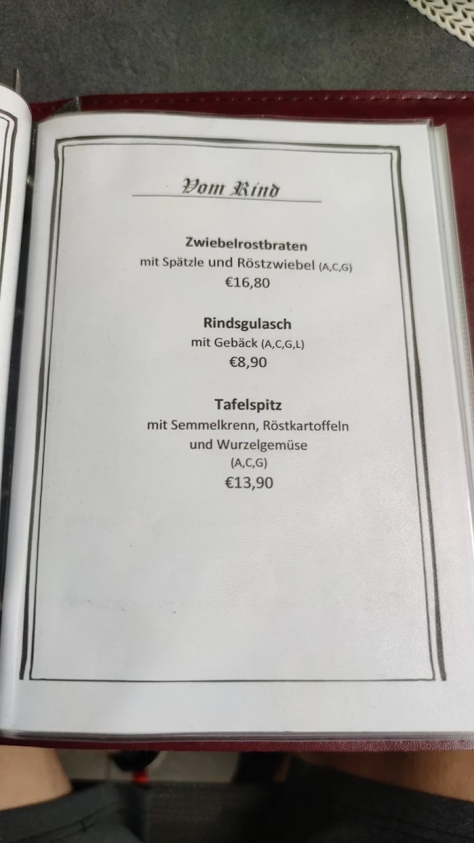 Speisekarte photo 5