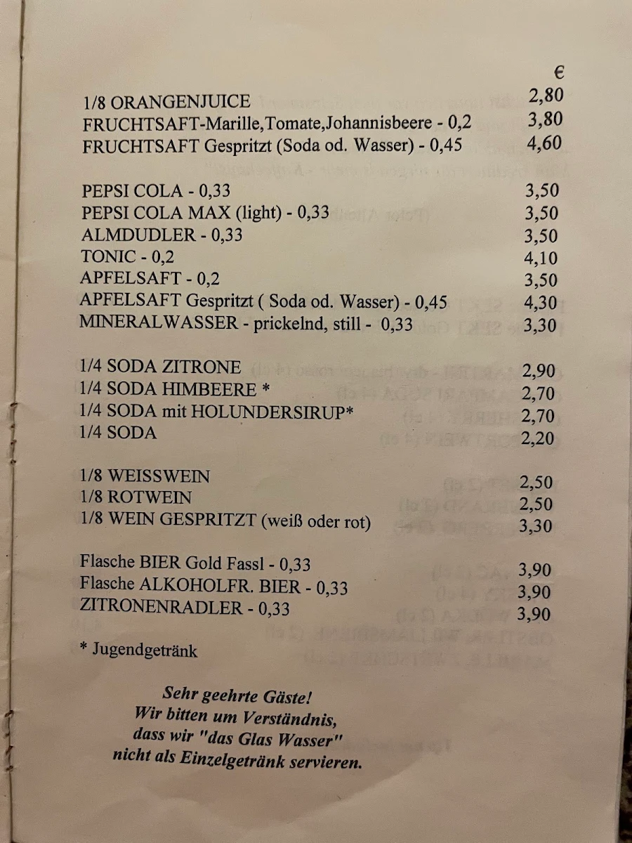 Speisekarte photo 5