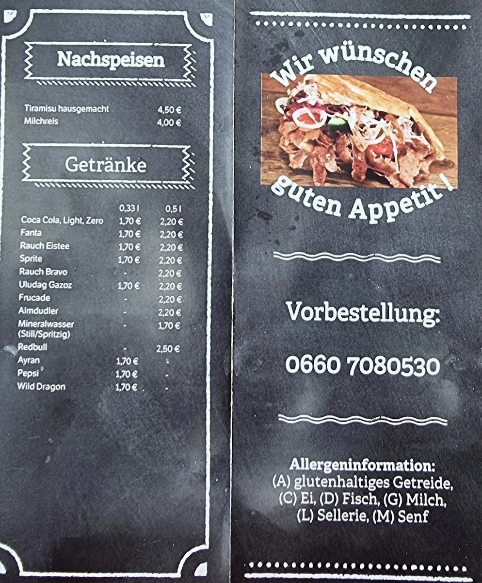 Speisekarte photo 2