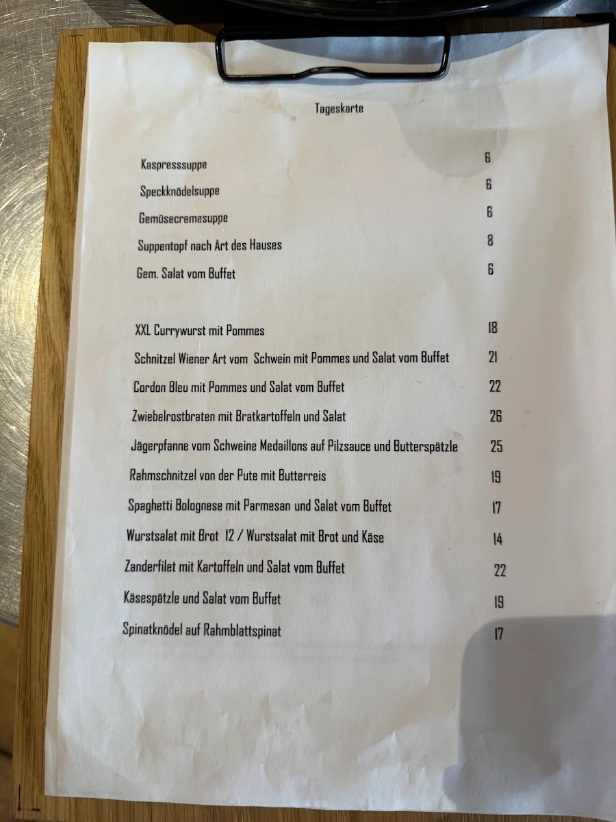Speisekarte photo 1
