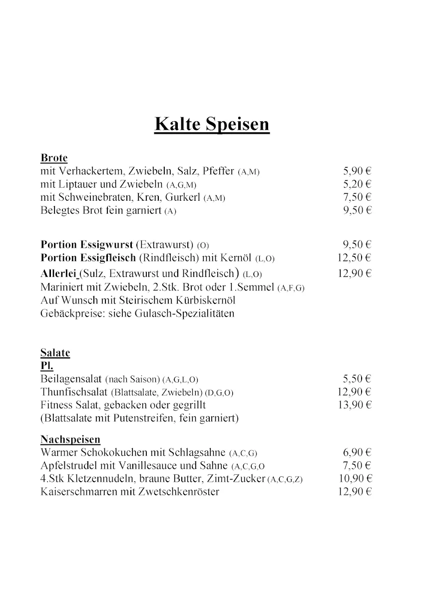 Speisekarte photo 3
