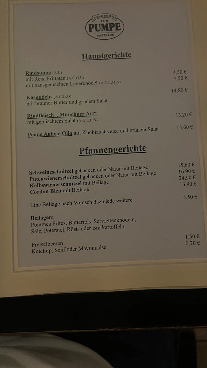 Speisekarte photo 9