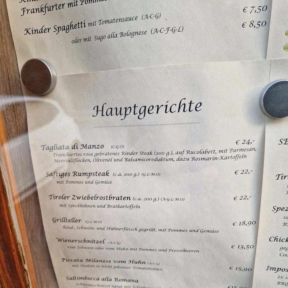 Speisekarte photo 10