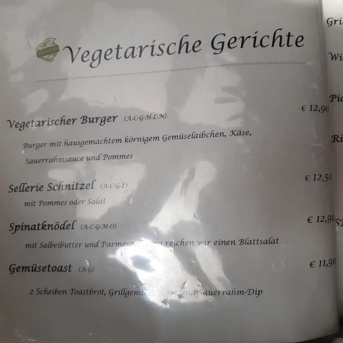 Speisekarte photo 5