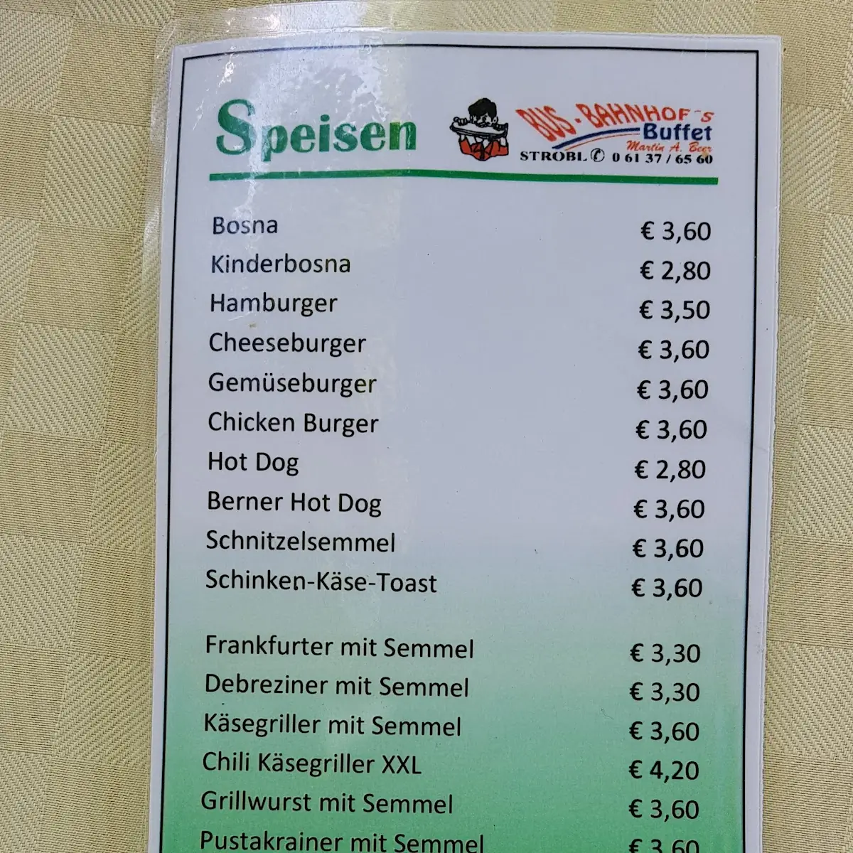 Speisekarte photo 6
