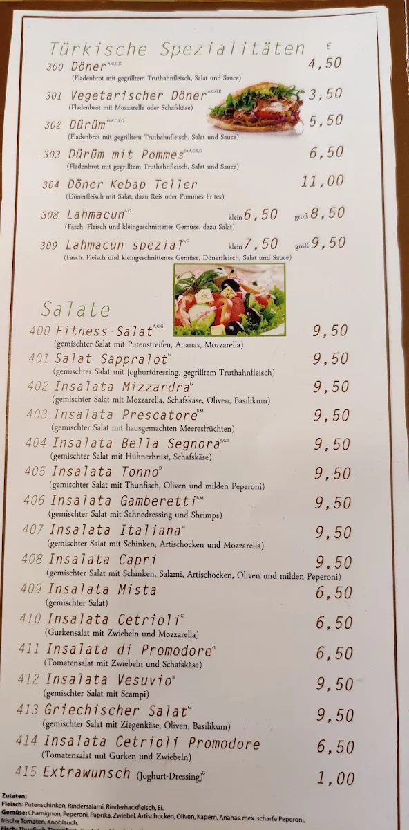 Speisekarte photo 3