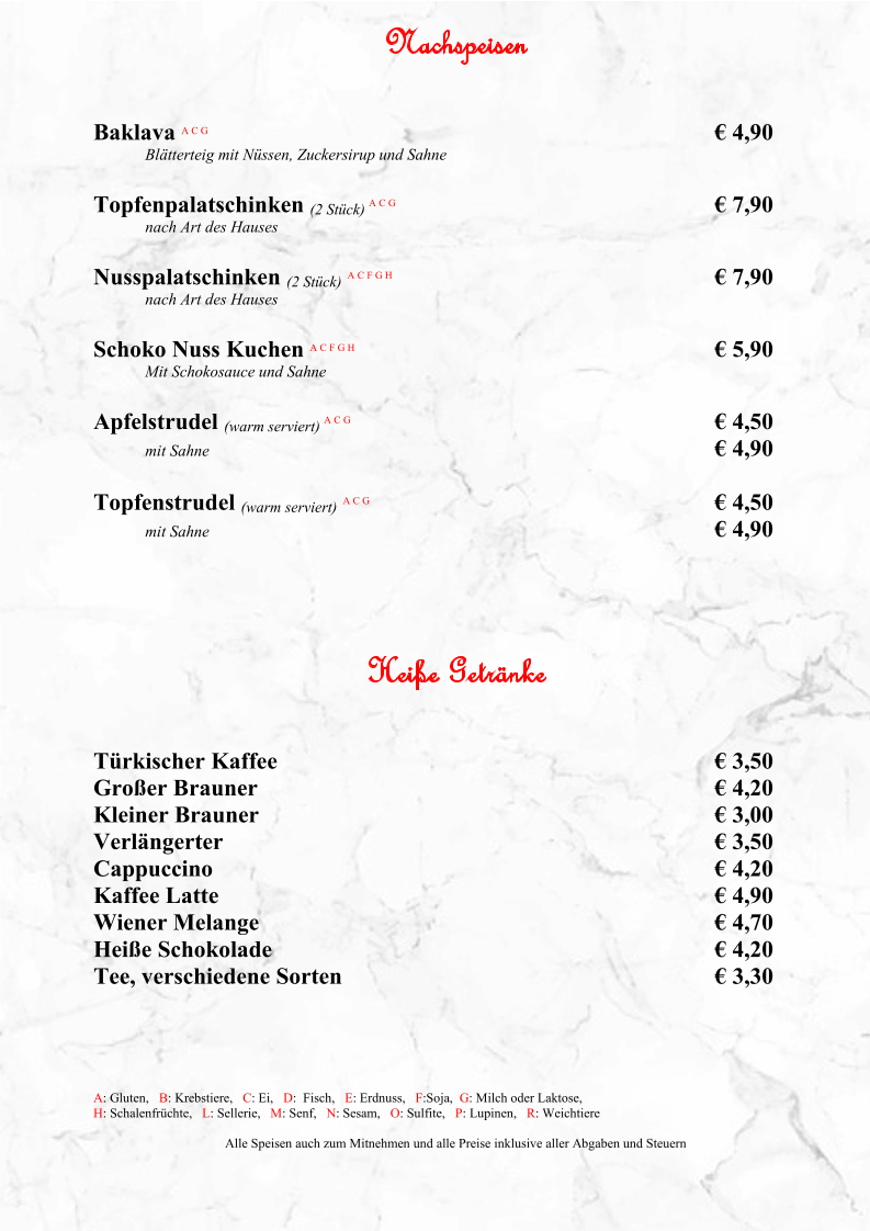 Speisekarte photo 7