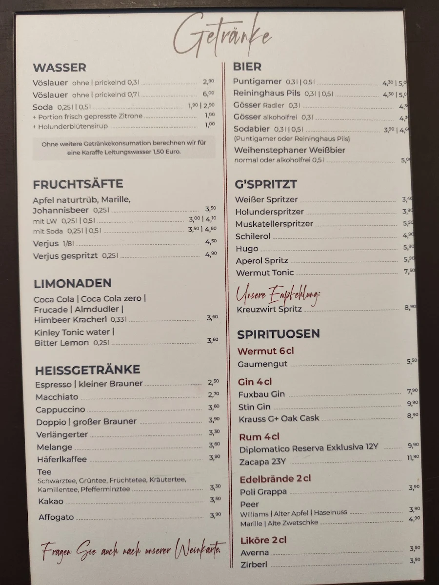 Speisekarte photo 3