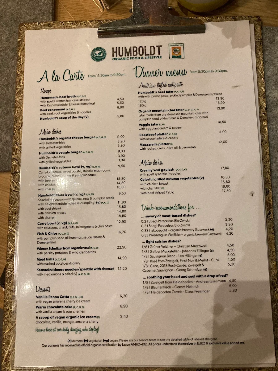 Speisekarte photo 9