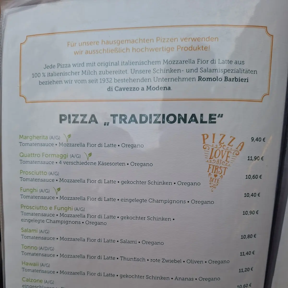 Speisekarte photo 2