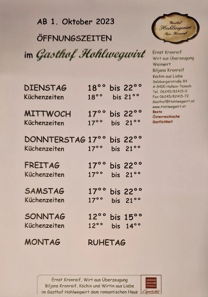 Speisekarte photo 1