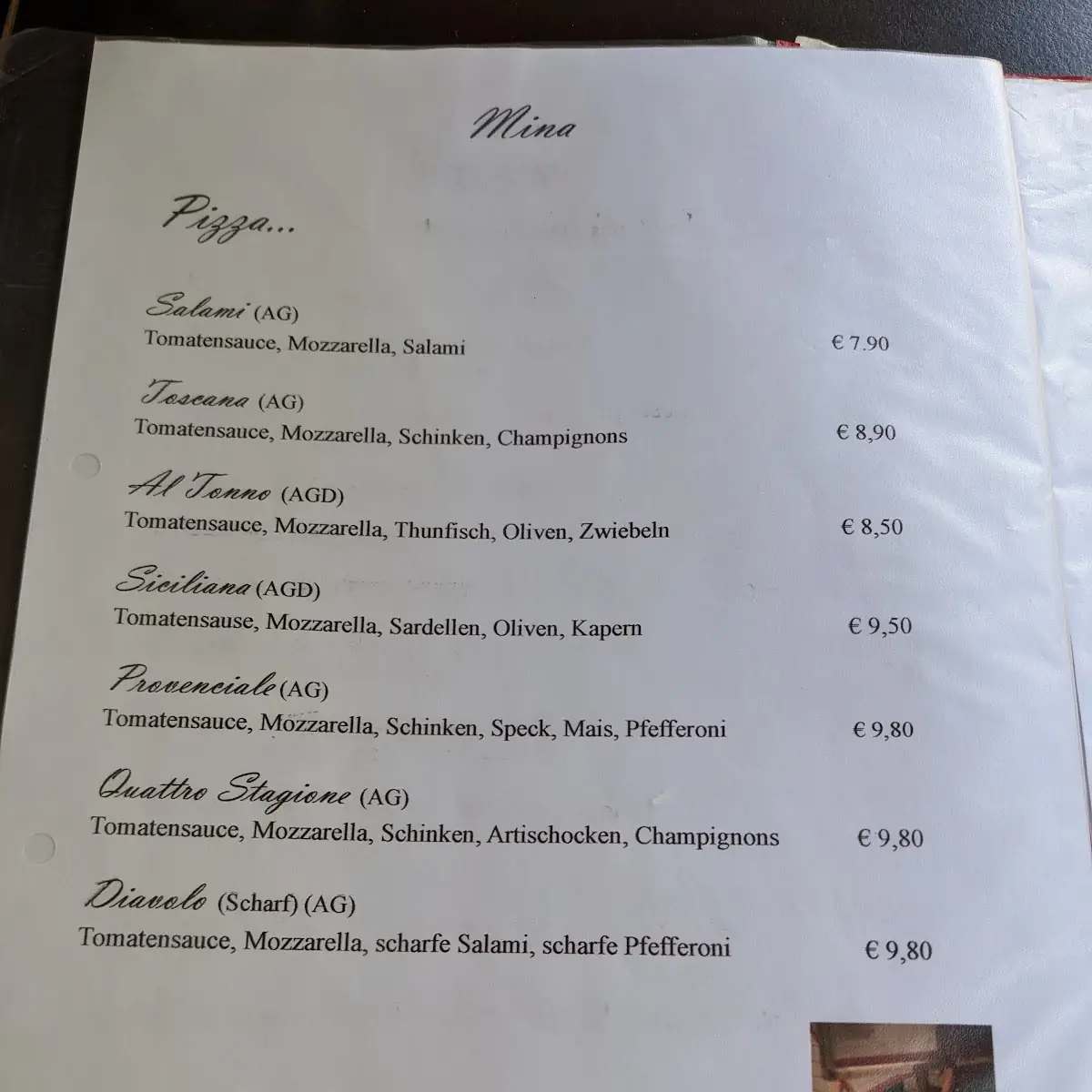Speisekarte photo 6
