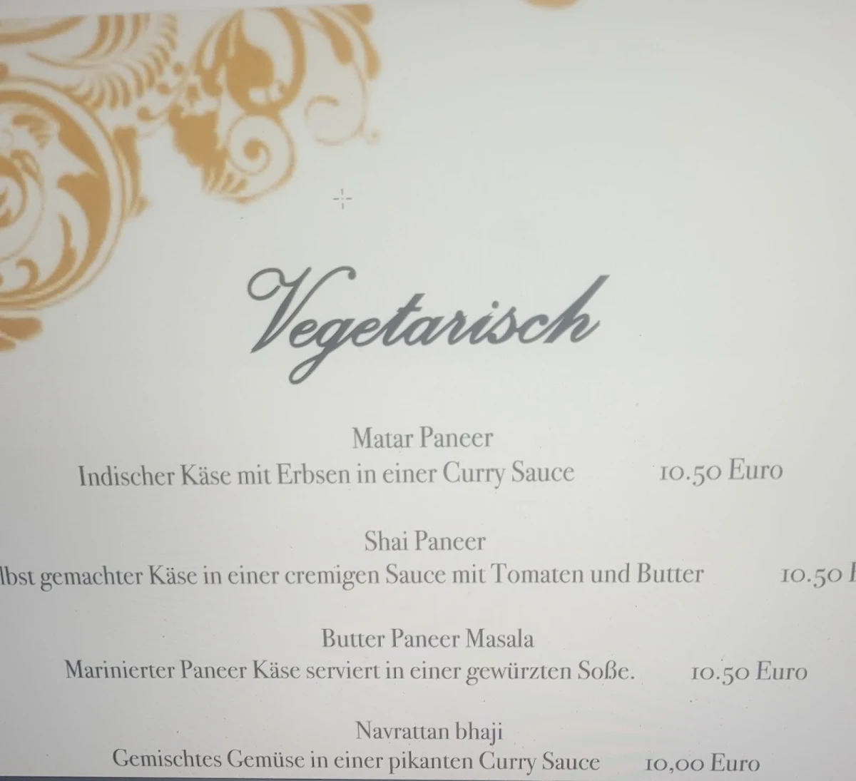 Speisekarte photo 2