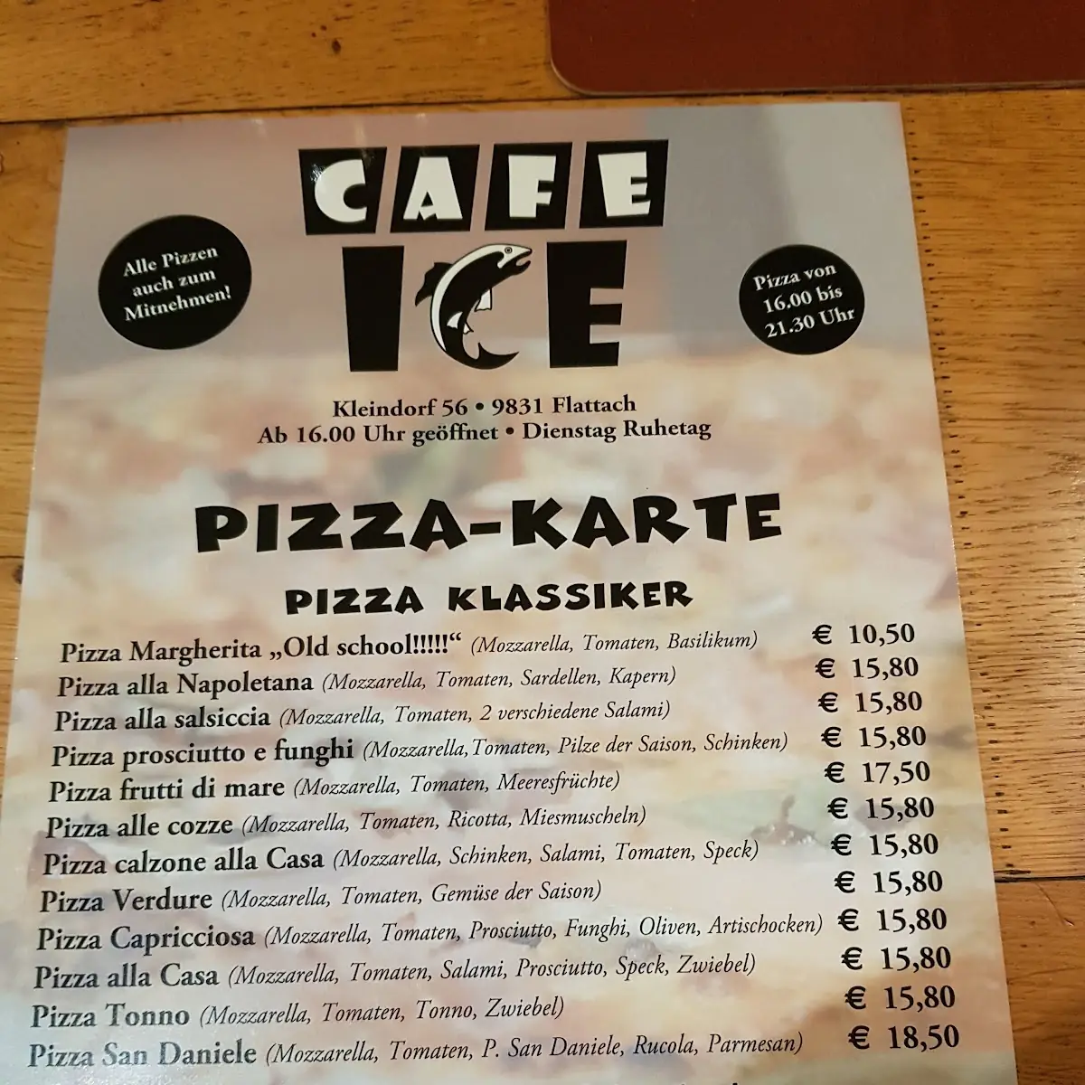Speisekarte photo 2