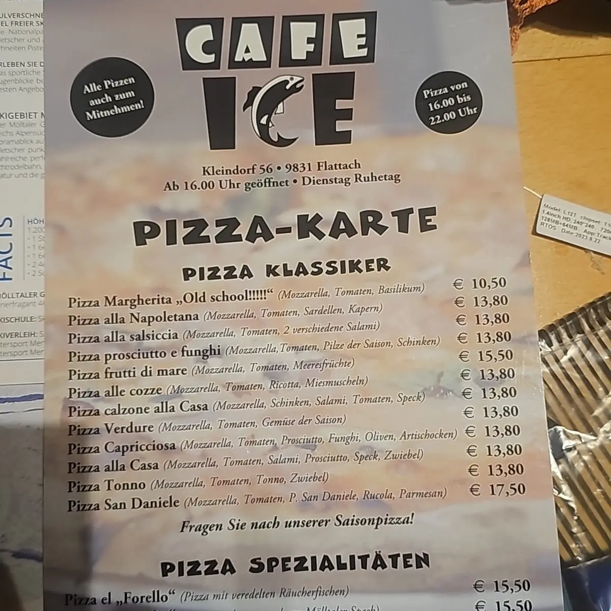 Speisekarte photo 4