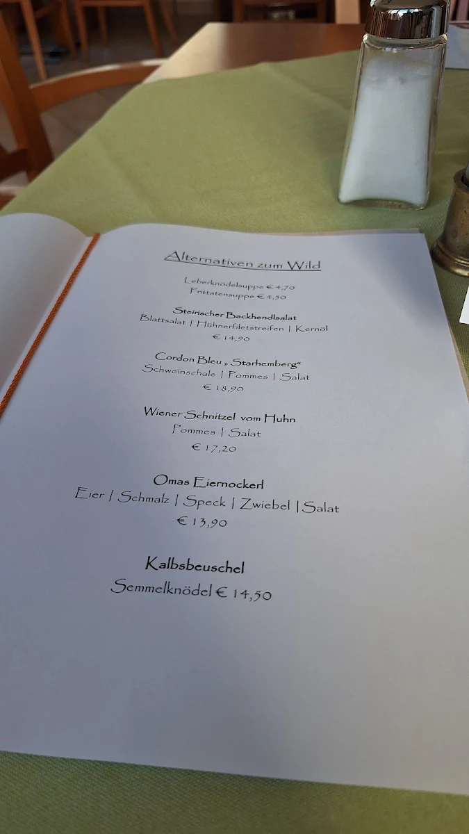 Speisekarte photo 1
