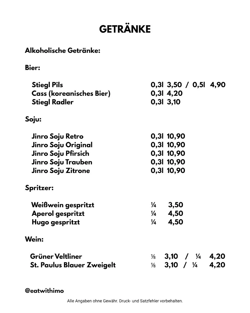 Speisekarte photo 6