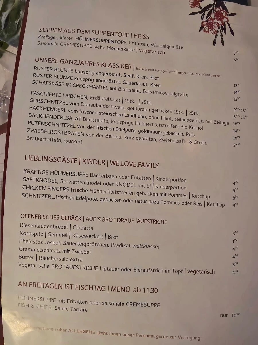 Speisekarte photo 3