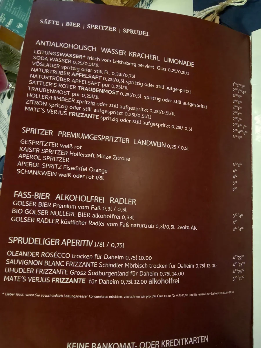 Speisekarte photo 6