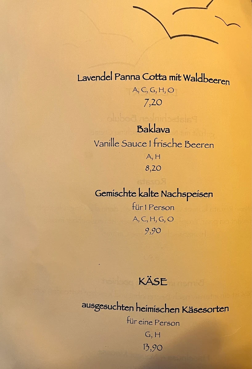 Speisekarte photo 2