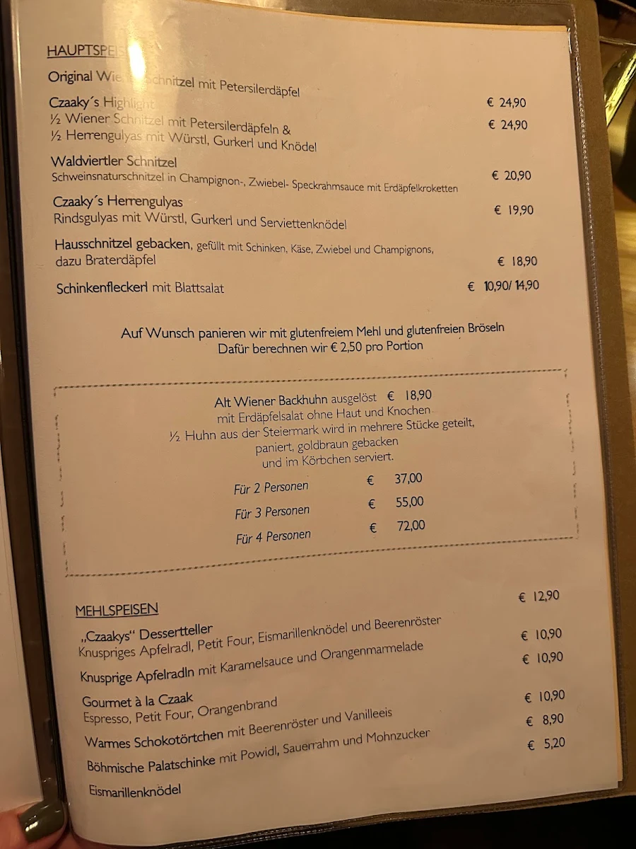 Speisekarte photo 1