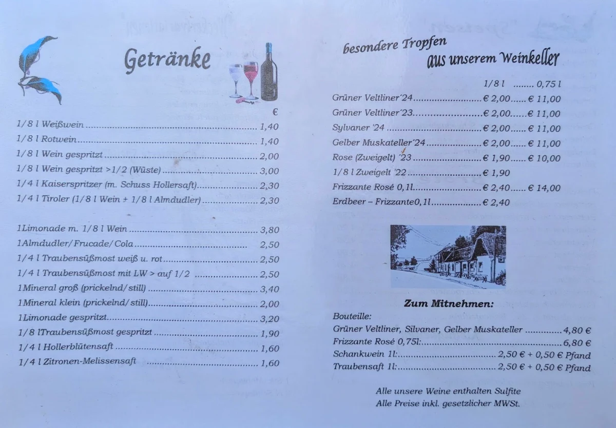 Speisekarte photo 2