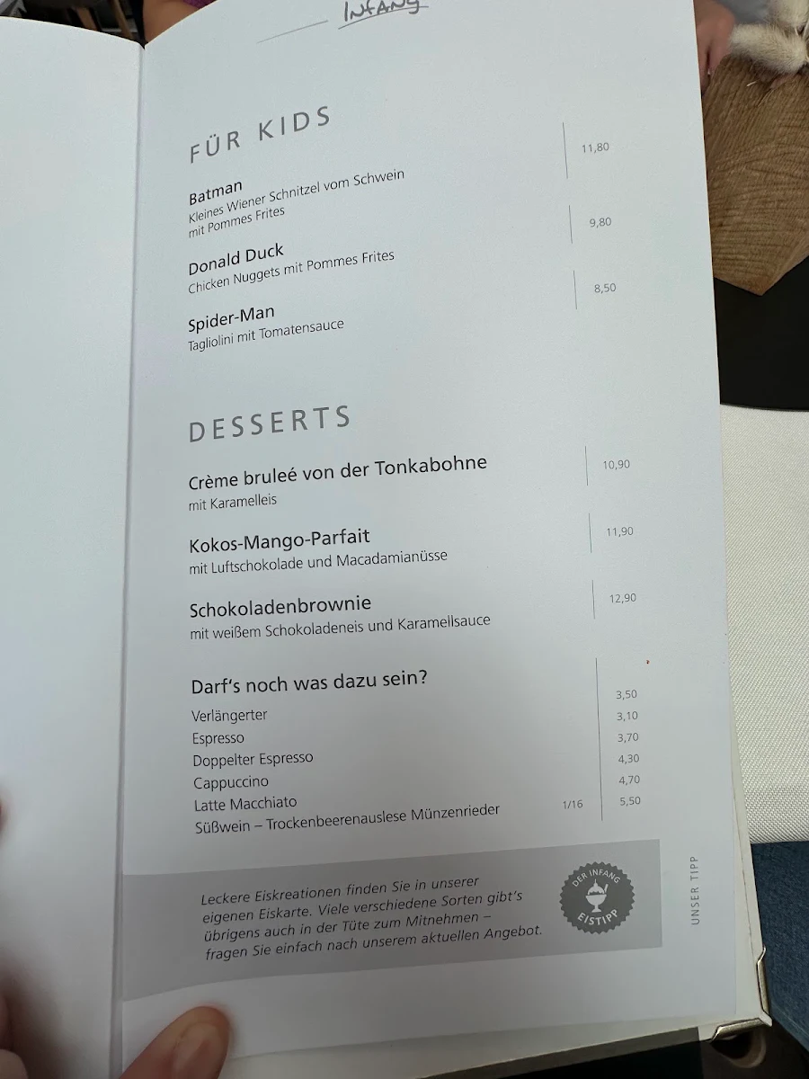 Speisekarte photo 1