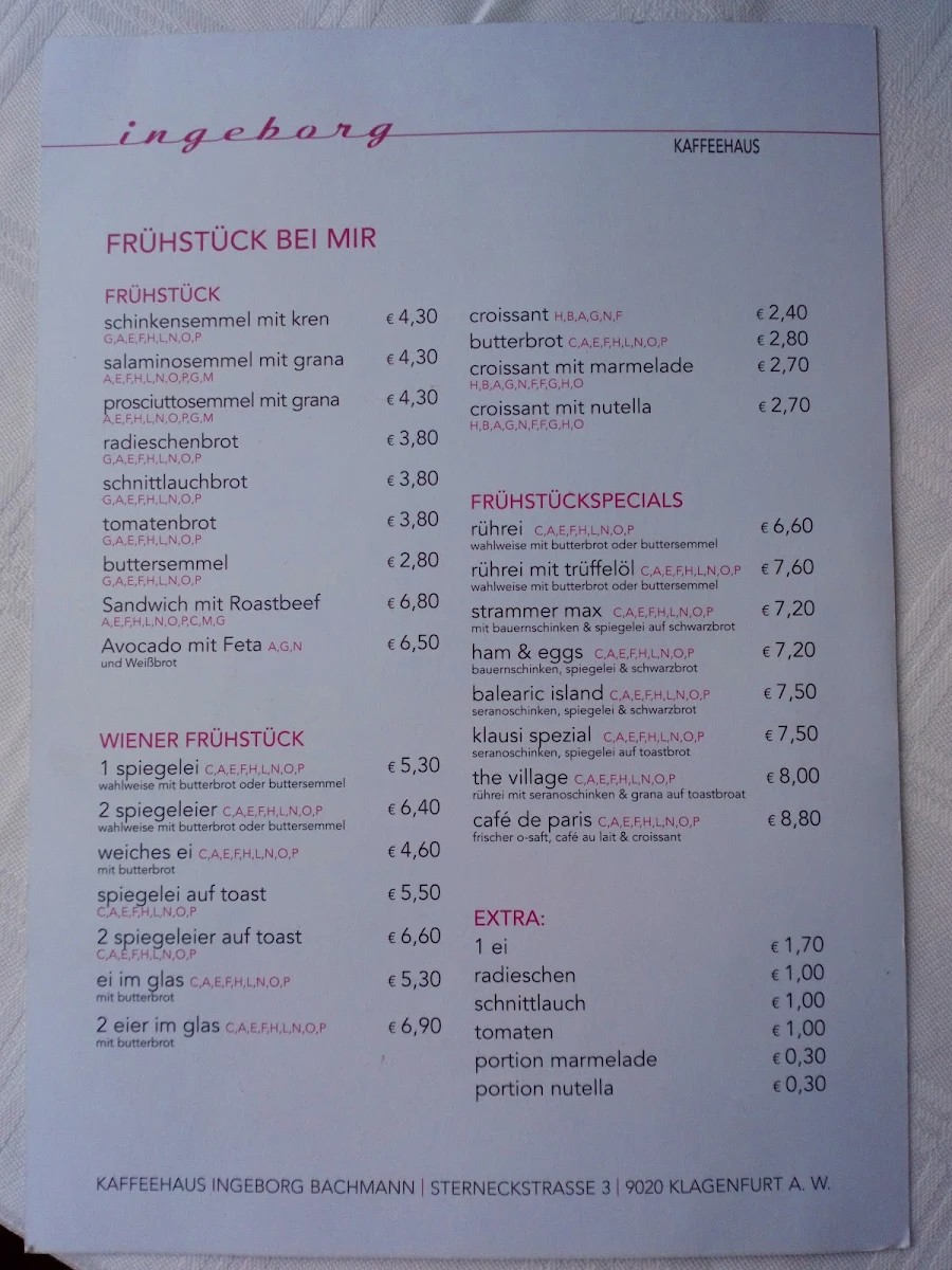 Speisekarte photo 1
