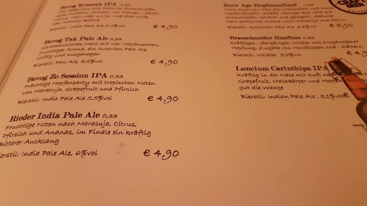 Speisekarte photo 9