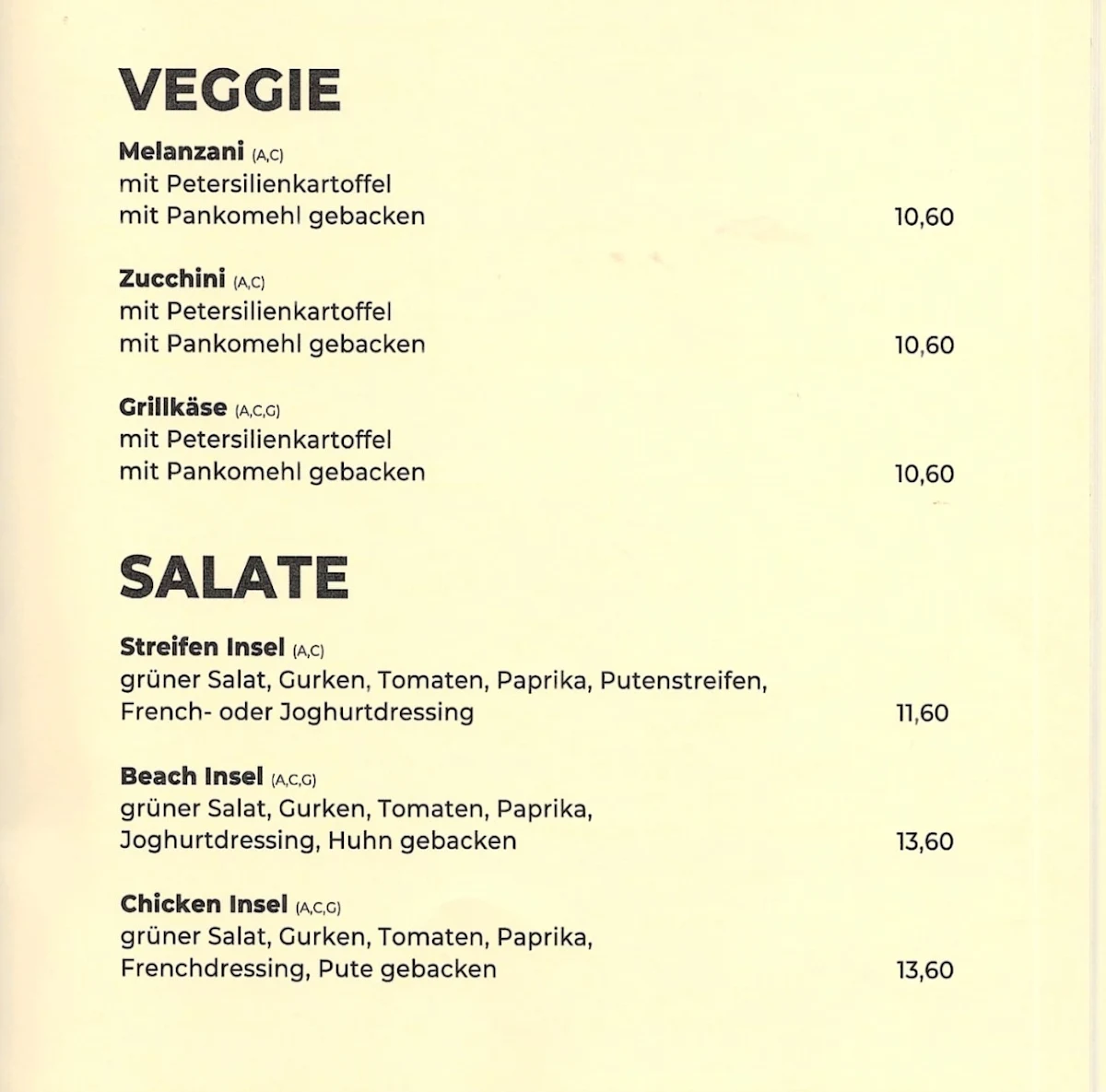 Speisekarte photo 1