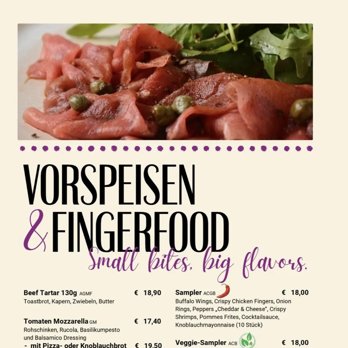 Speisekarte photo 5