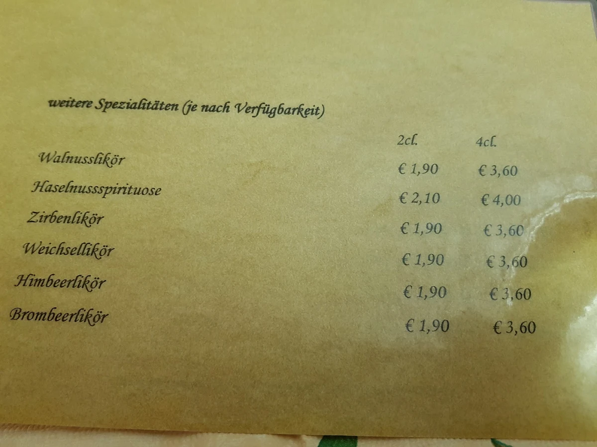 Speisekarte photo 1