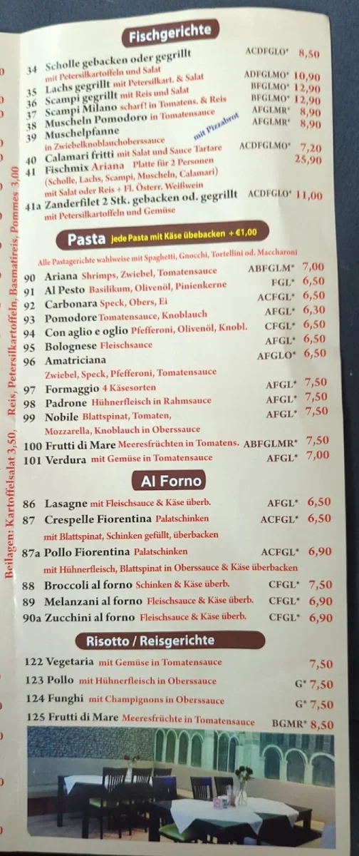 Speisekarte photo 3