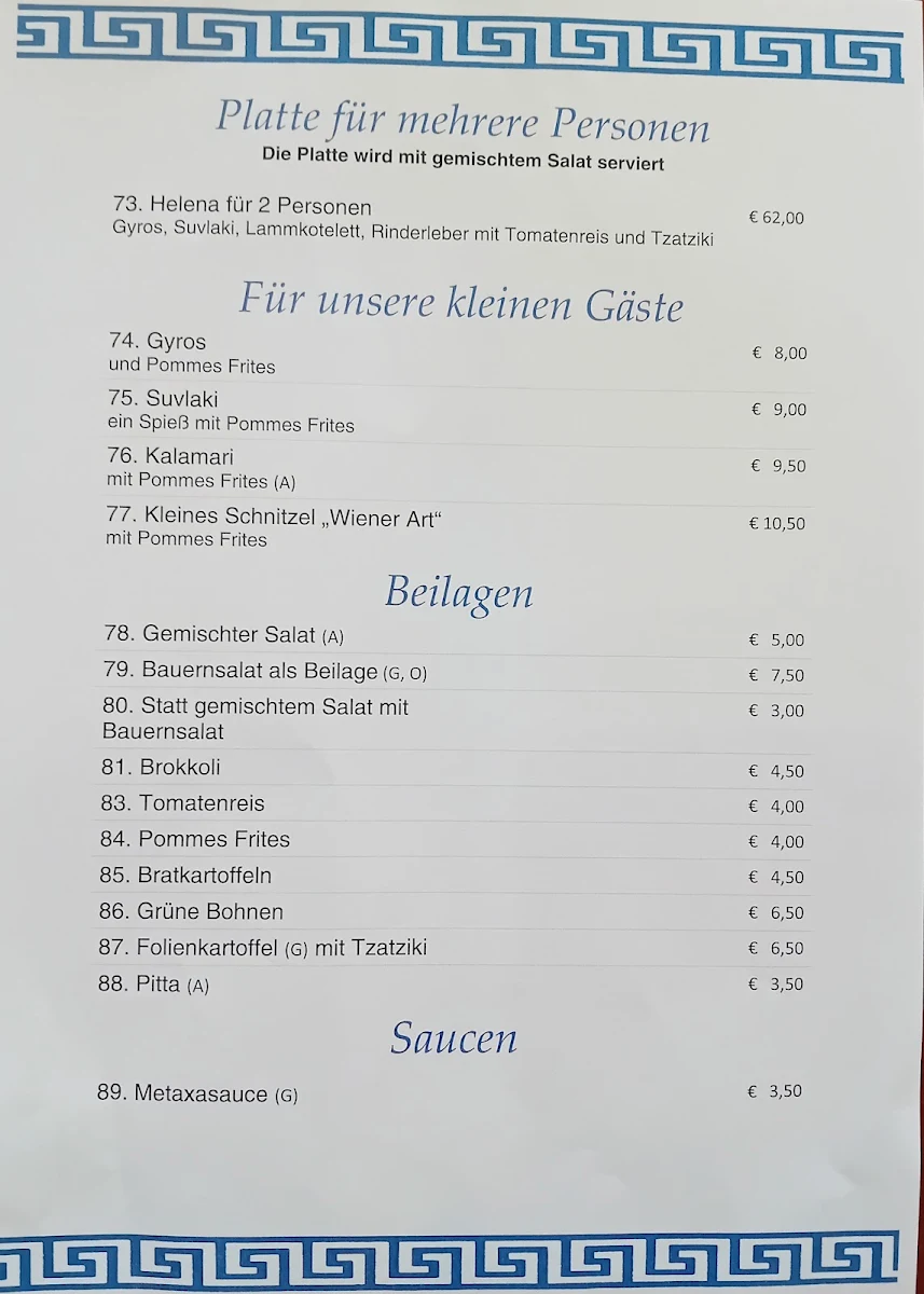 Speisekarte photo 1