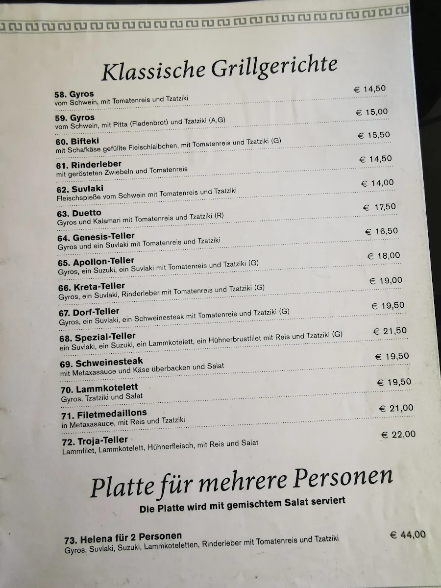 Speisekarte photo 3
