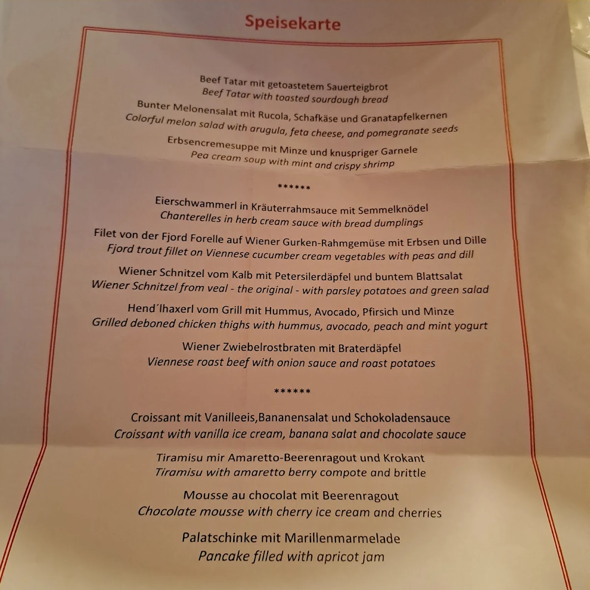 Speisekarte photo 6