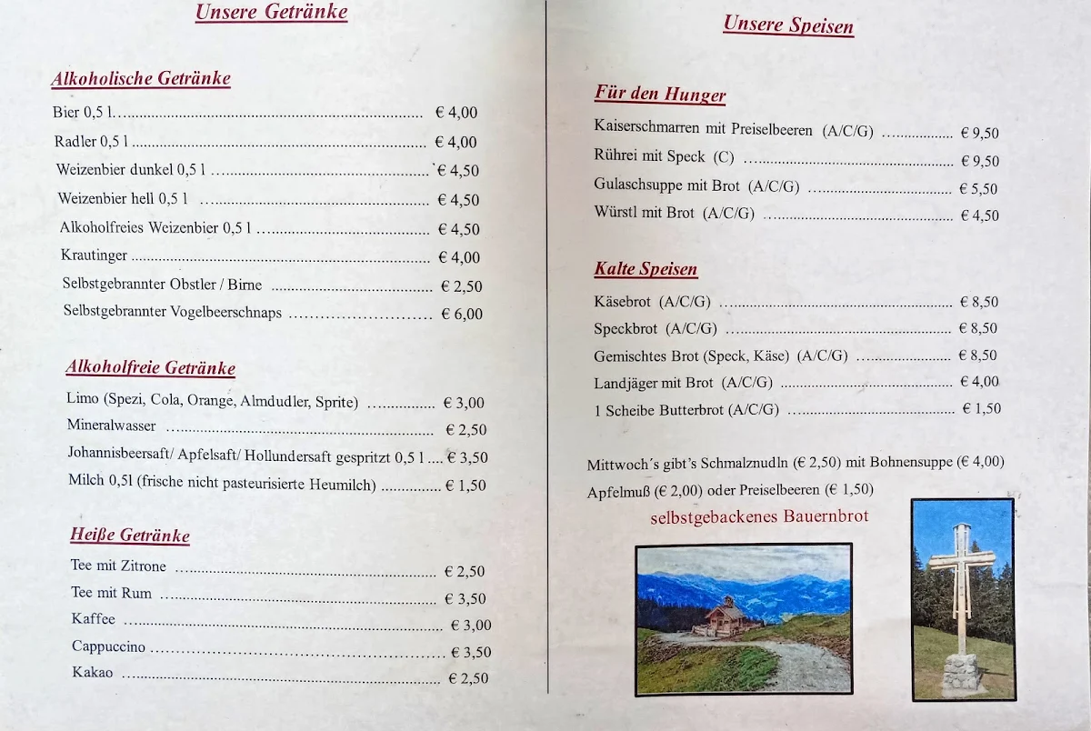 Speisekarte photo 1