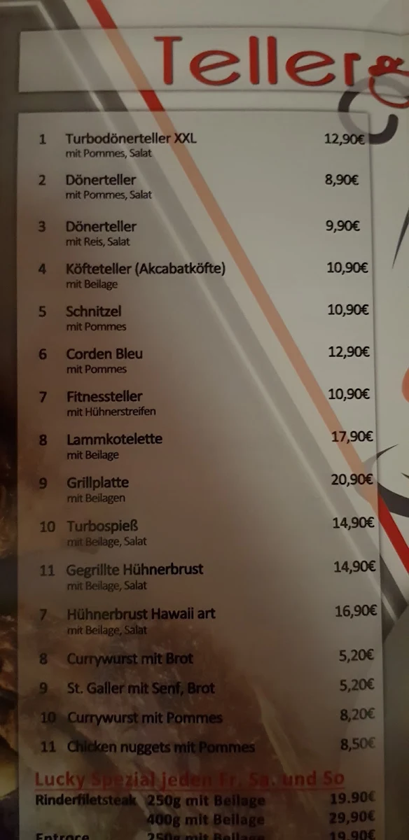 Speisekarte photo 2