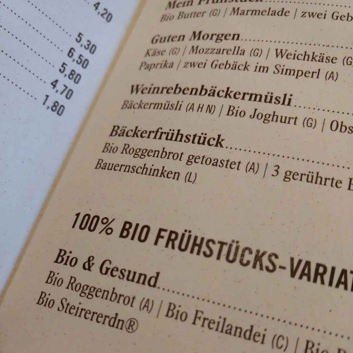 Speisekarte photo 8