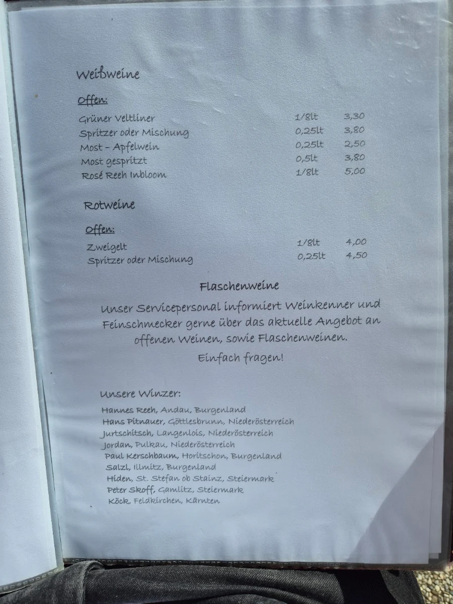 Speisekarte photo 1
