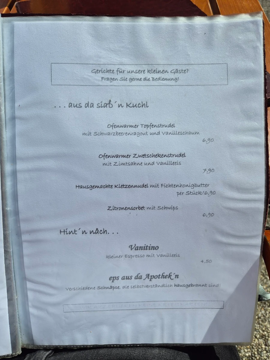 Speisekarte photo 3
